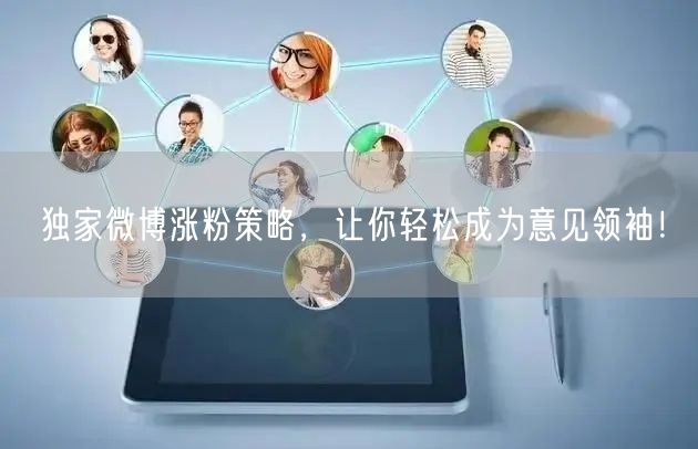 独家微博涨粉策略，让你轻松成为意见领袖！